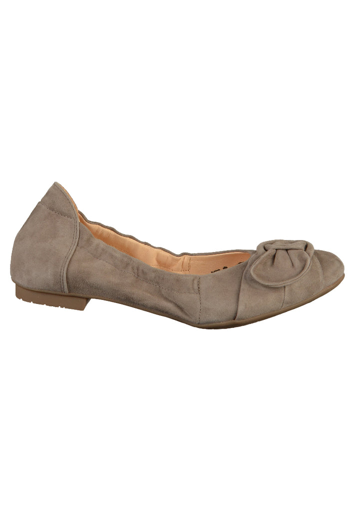 Think! Ballerinas Nubukleder Grau - surf4shoes