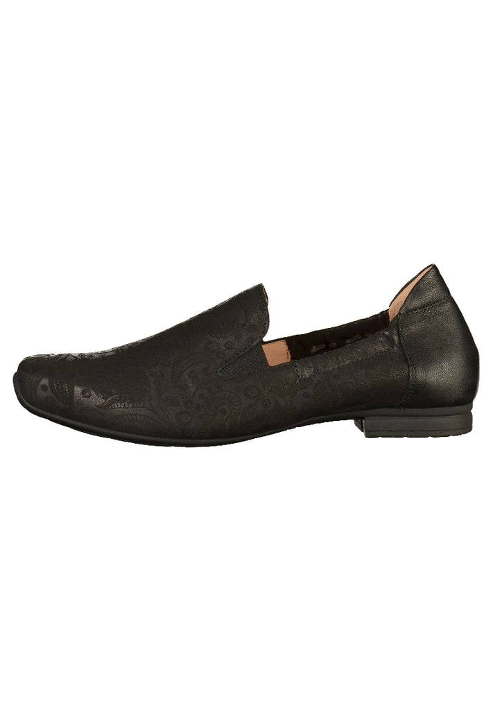 Think! Slipper Leder Schwarz - surf4shoes