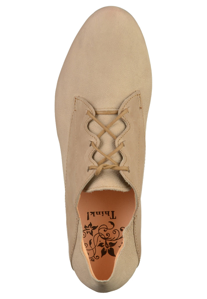Think! Halbschuhe Leder Beige - surf4shoes