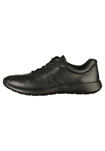 ecco Sneaker Leder Schwarz - surf4shoes