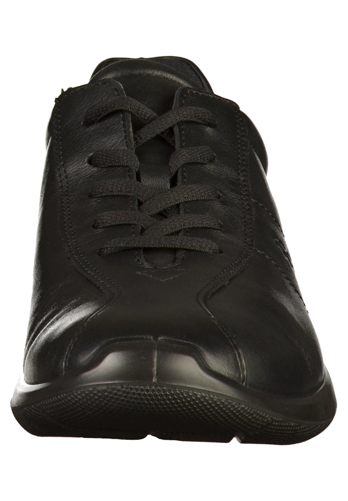 ecco Sneaker Leder Schwarz - surf4shoes