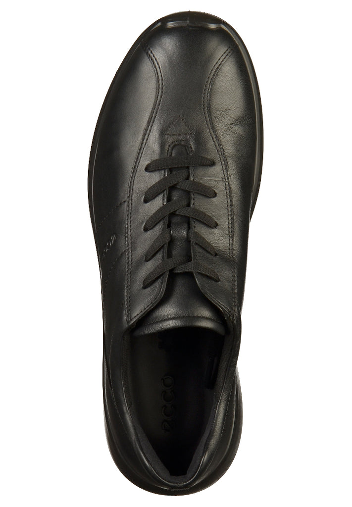ecco Sneaker Leder Schwarz - surf4shoes