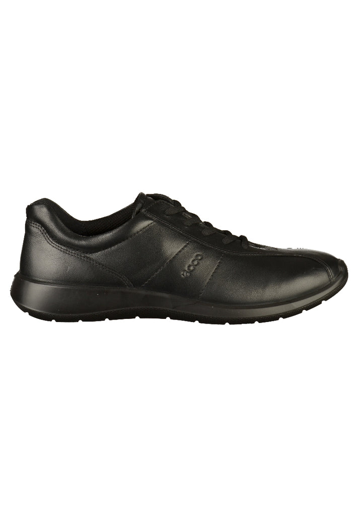 ecco Sneaker Leder Schwarz - surf4shoes