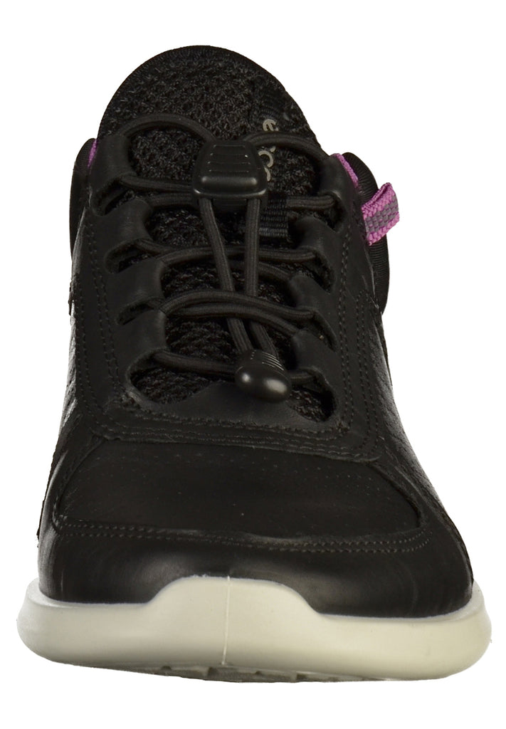 ecco Sneaker Leder/Textil Schwarz - surf4shoes