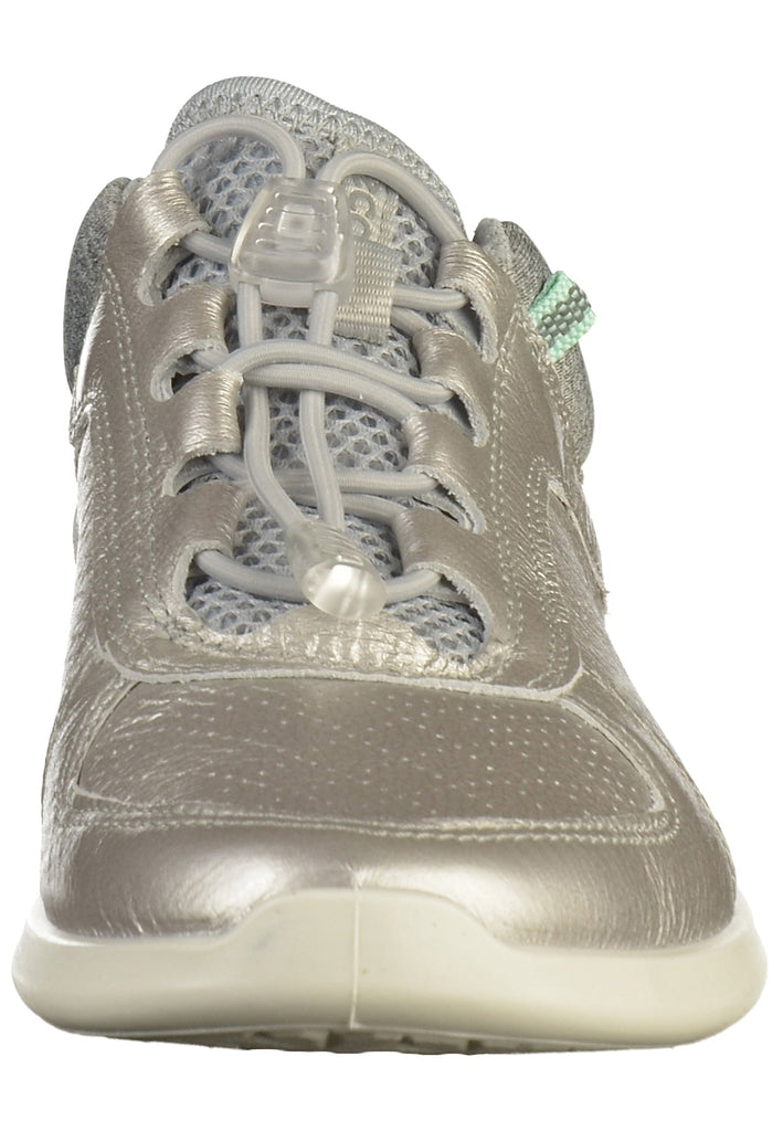 ecco Sneaker Leder/Textil Silber - surf4shoes