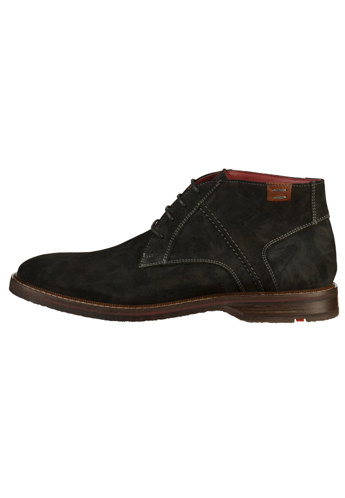 Lloyd Stiefelette Veloursleder Schwarz - surf4shoes