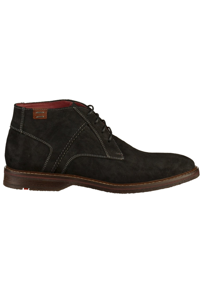 Lloyd Stiefelette Veloursleder Schwarz - surf4shoes