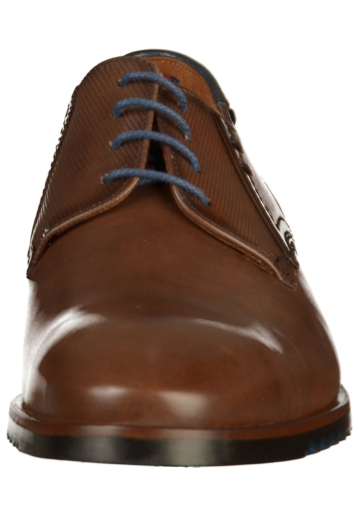 Lloyd Businessschuhe Glattleder Braun/Blau - surf4shoes