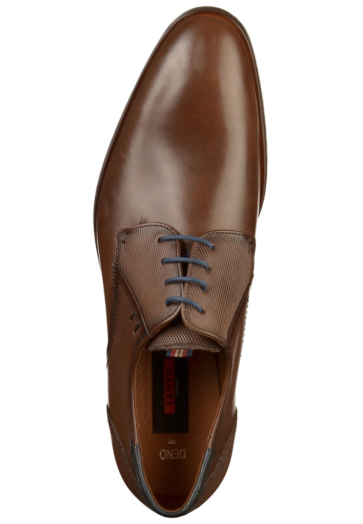 Lloyd Businessschuhe Glattleder Braun/Blau - surf4shoes