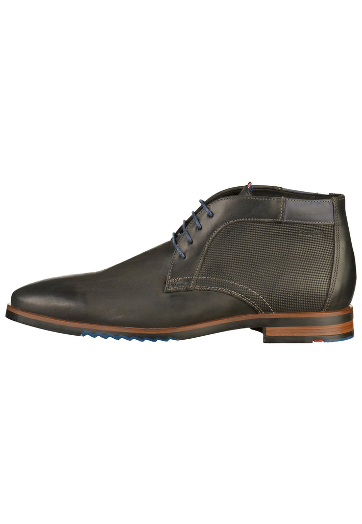 Lloyd Stiefelette Glattleder Schwarz/Blau - surf4shoes