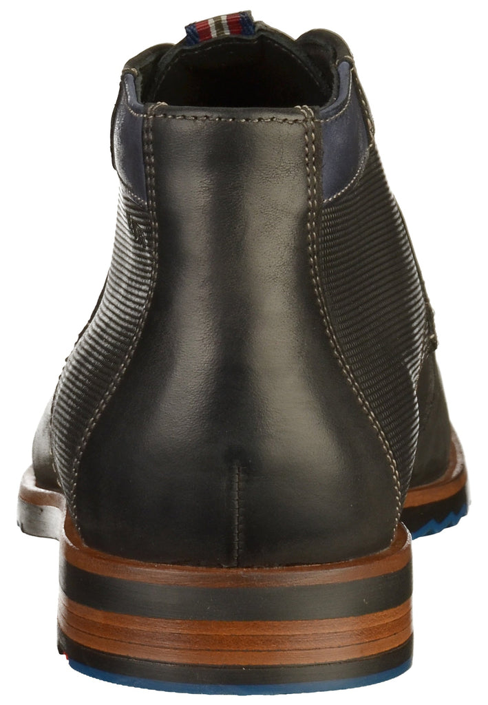 Lloyd Stiefelette Glattleder Schwarz/Blau - surf4shoes