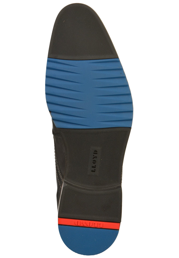 Lloyd Stiefelette Glattleder Schwarz/Blau - surf4shoes