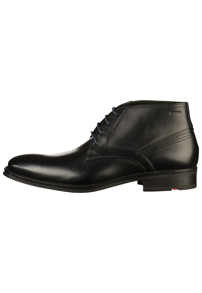 Lloyd Stiefelette Glattleder Schwarz - surf4shoes