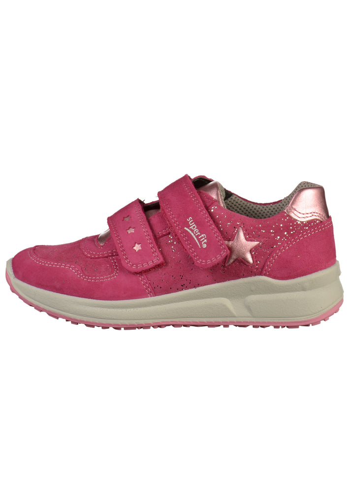 Superfit Sneaker Veloursleder Rosa - surf4shoes