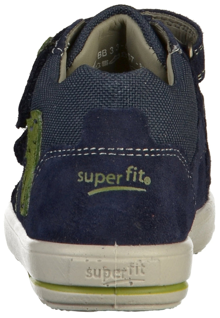 Superfit Halbschuhe Veloursleder/Textil Blau/Grün - surf4shoes