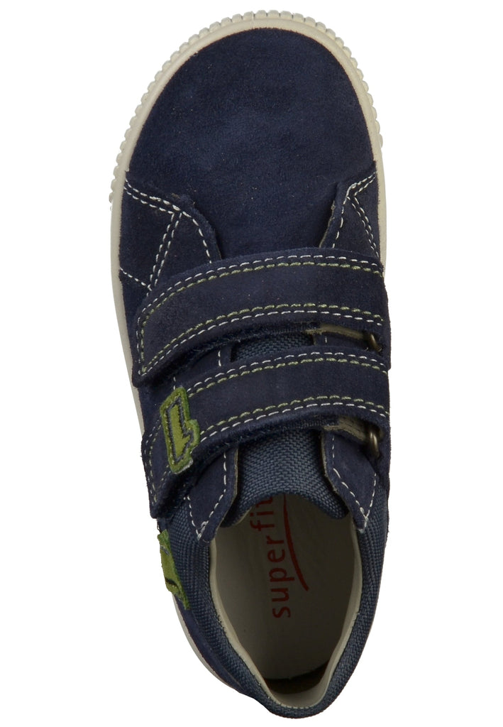 Superfit Halbschuhe Veloursleder/Textil Blau/Grün - surf4shoes