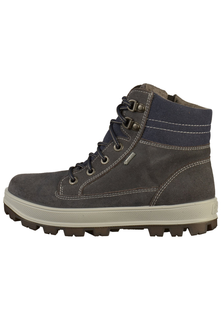 Superfit Stiefelette Veloursleder/Textil Grau - surf4shoes