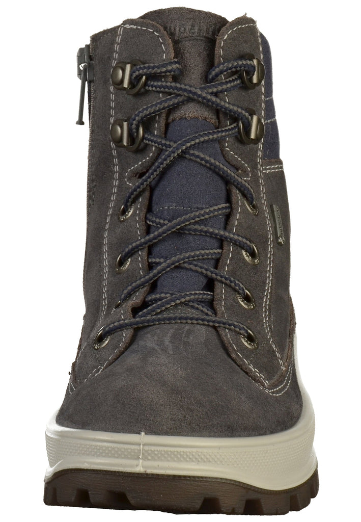 Superfit Stiefelette Veloursleder/Textil Grau - surf4shoes