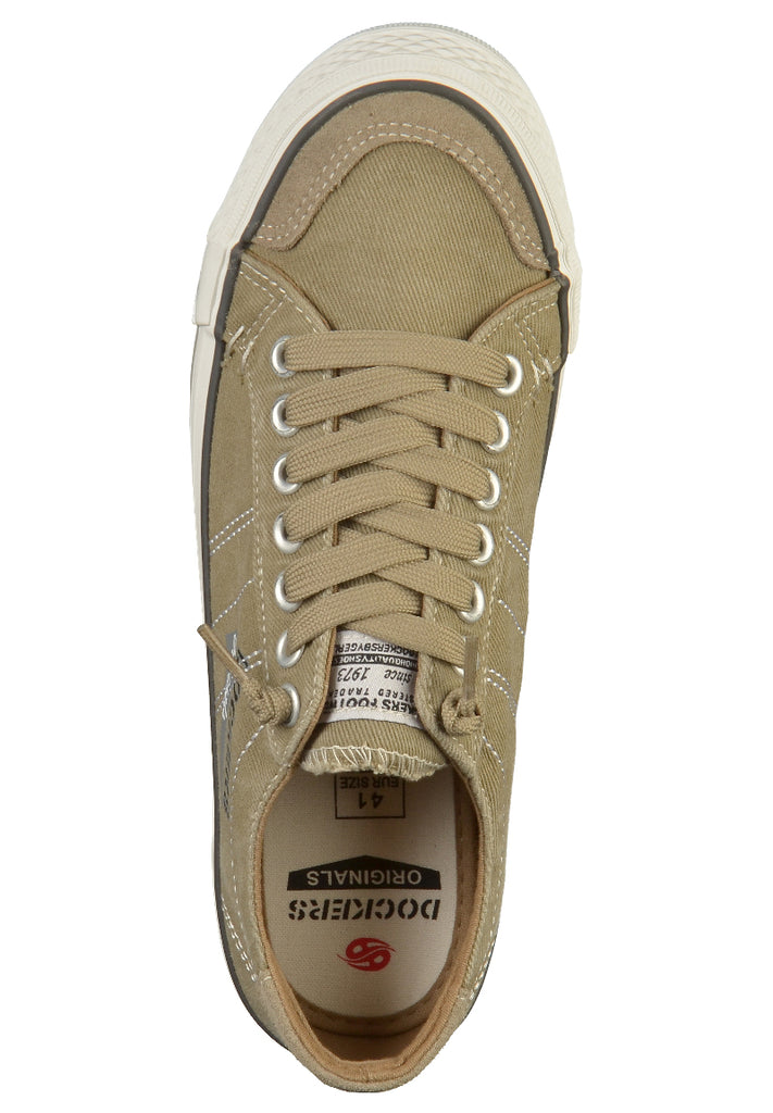Dockers Sneaker Canvas Sand - surf4shoes