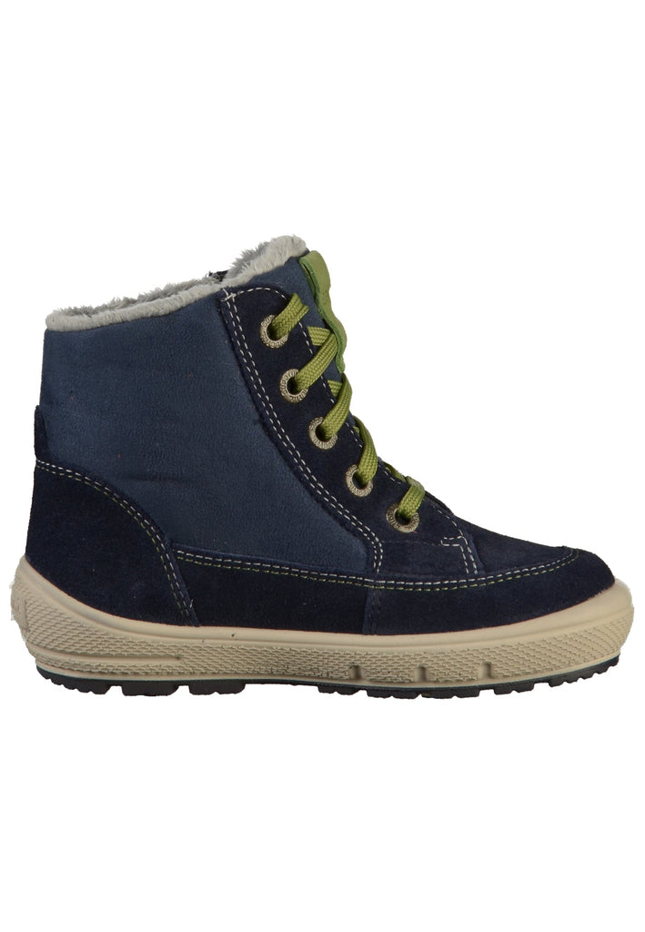Superfit Stiefelette Leder/Textil Blau - surf4shoes