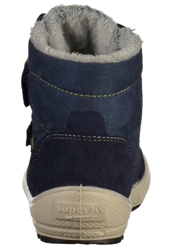 Superfit Stiefelette Leder/Textil Blau - surf4shoes