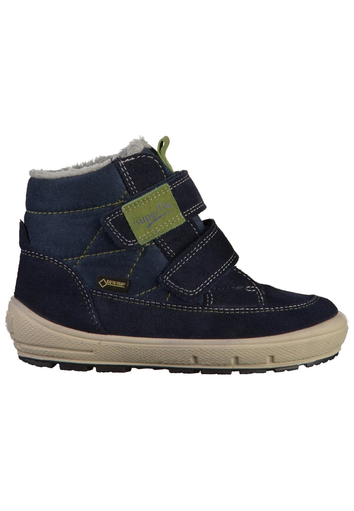 Superfit Stiefelette Leder/Textil Blau - surf4shoes
