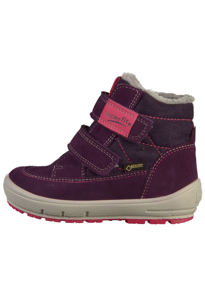 Superfit Stiefelette Leder/Textil Lila - surf4shoes