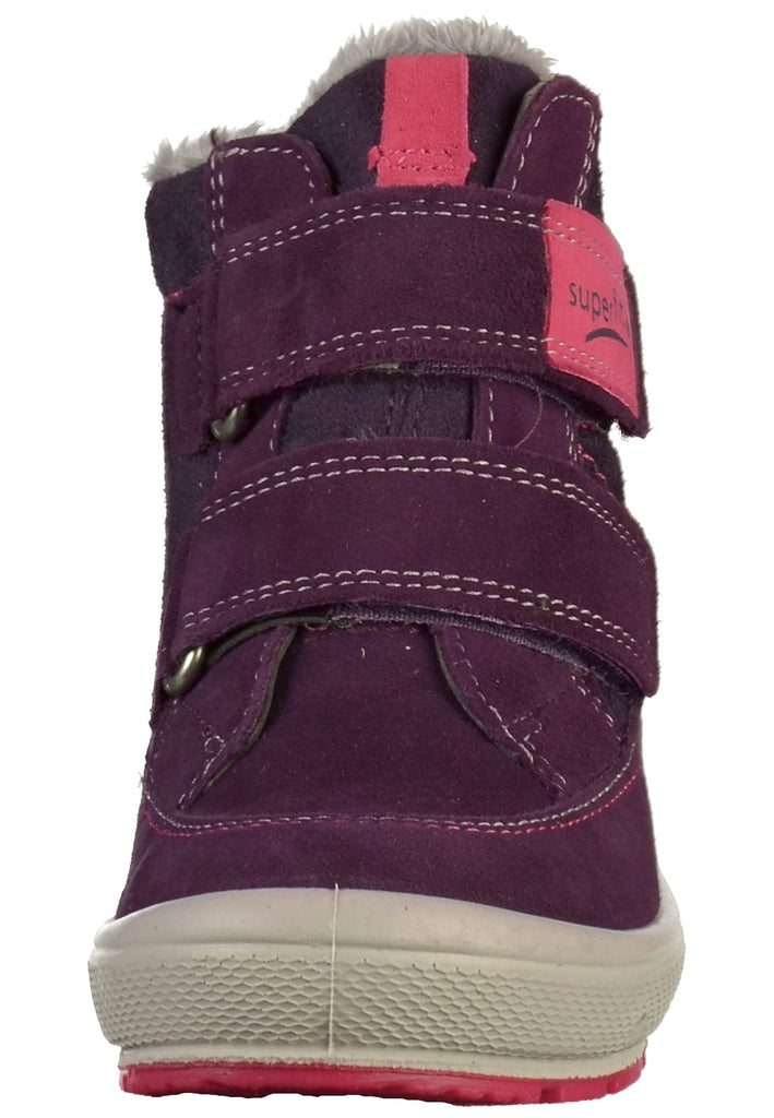 Superfit Stiefelette Leder/Textil Lila - surf4shoes