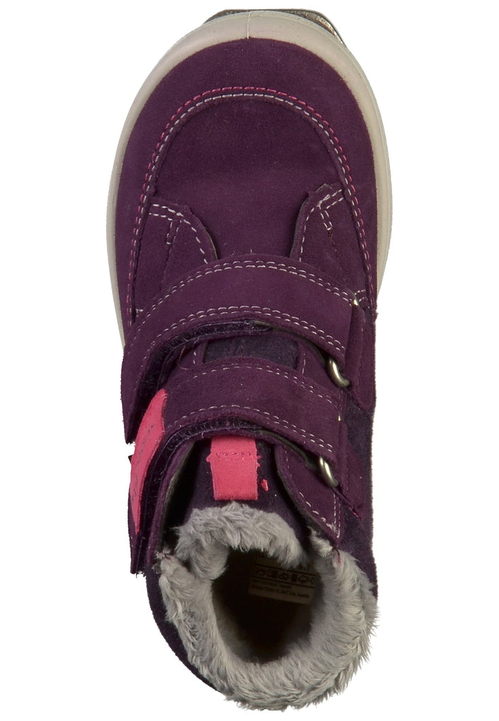 Superfit Stiefelette Leder/Textil Lila - surf4shoes