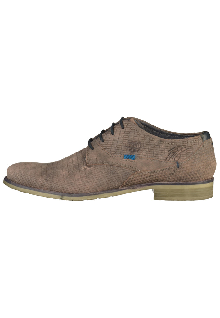 Bugatti Businessschuhe Nubukleder Dunkelgrau - surf4shoes