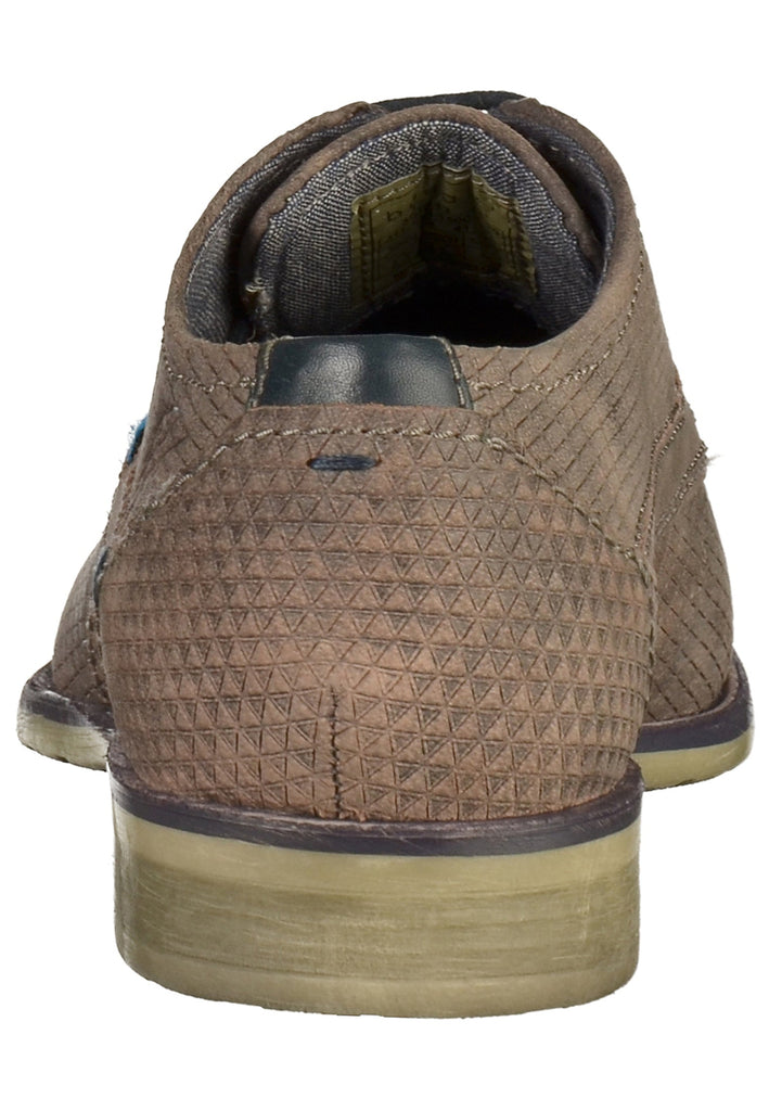 Bugatti Businessschuhe Nubukleder Dunkelgrau - surf4shoes