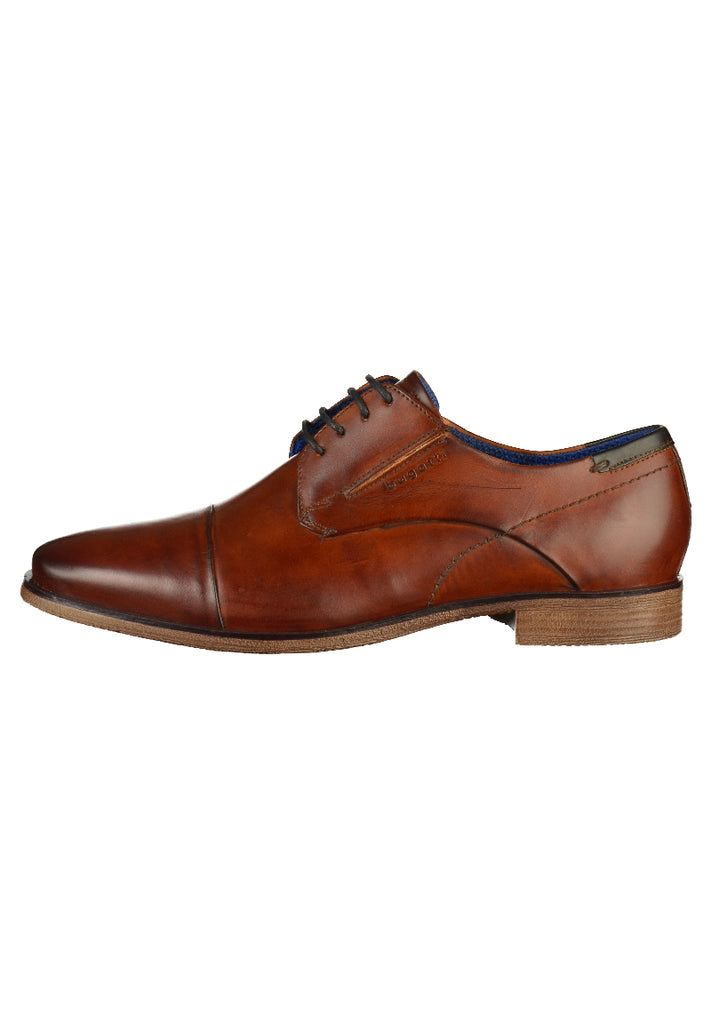 Bugatti Businessschuhe Leder Cognac - surf4shoes
