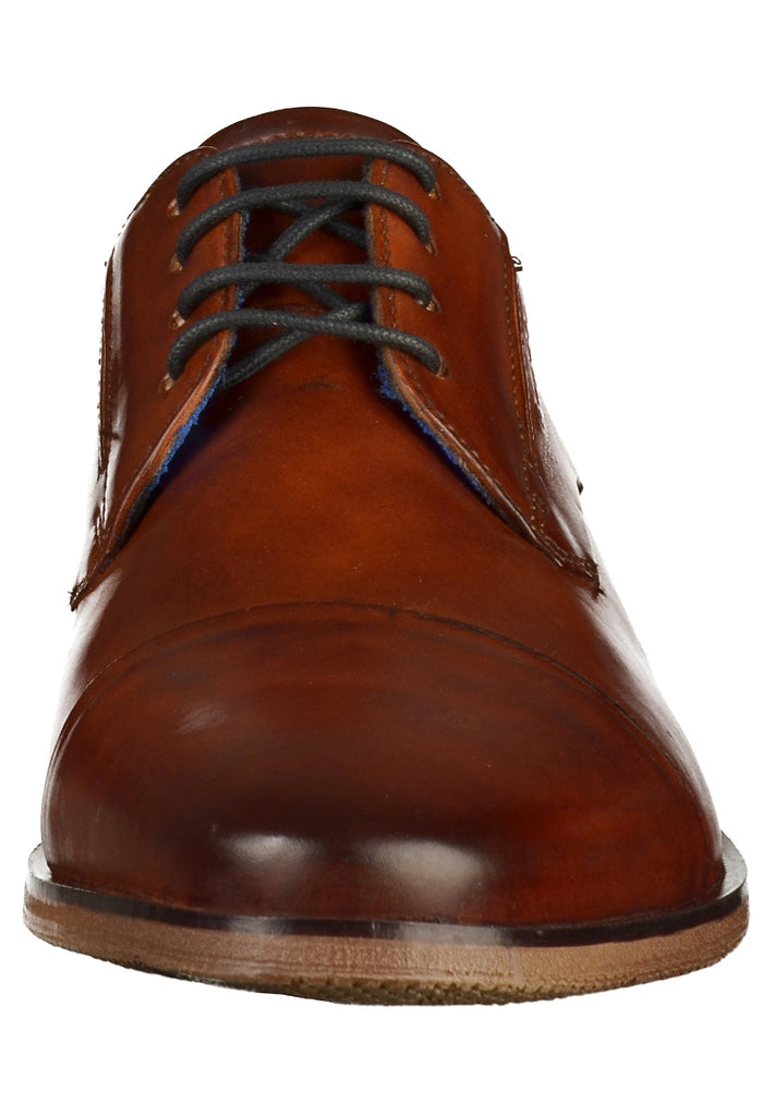 Bugatti Businessschuhe Leder Cognac - surf4shoes