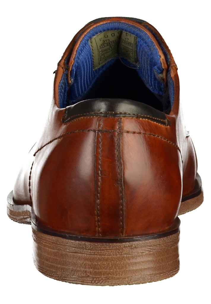 Bugatti Businessschuhe Leder Cognac - surf4shoes