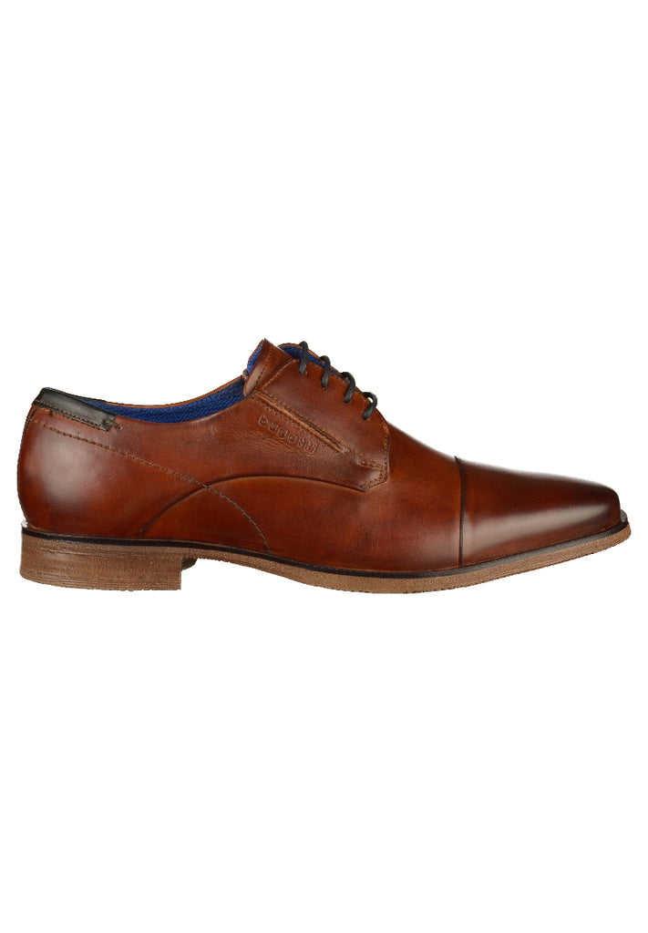 Bugatti Businessschuhe Leder Cognac - surf4shoes