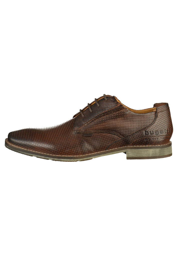 BUGATTI Halbschuhe Glattleder Dunkelbraun - surf4shoes