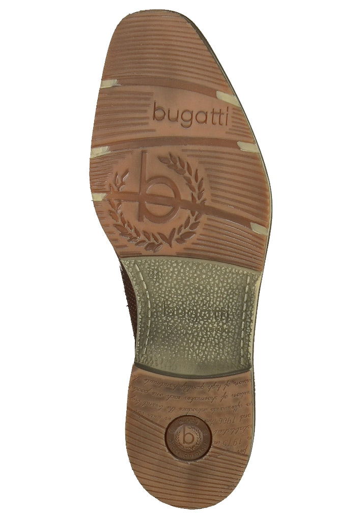 BUGATTI Halbschuhe Glattleder Dunkelbraun - surf4shoes