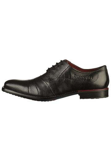 Bugatti Businessschuhe Glattleder Schwarz - surf4shoes
