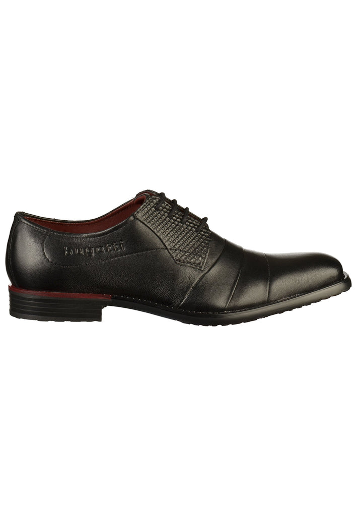 Bugatti Businessschuhe Glattleder Schwarz - surf4shoes