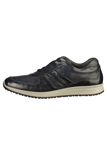 Bugatti Sneaker Glattleder Dunkelblau - surf4shoes