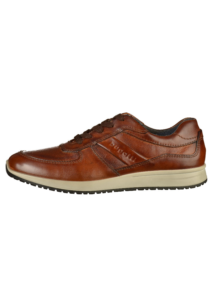 Bugatti Sneaker Glattleder Braun - surf4shoes