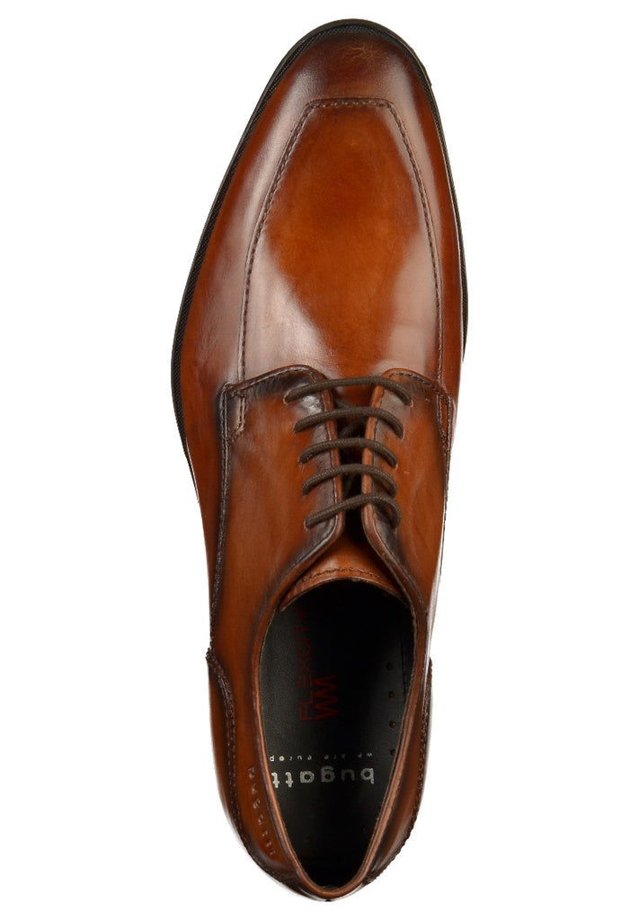 Bugatti Businessschuhe Glattleder Cognac - surf4shoes
