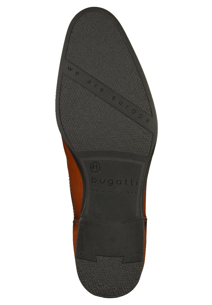 Bugatti Businessschuhe Glattleder Cognac - surf4shoes
