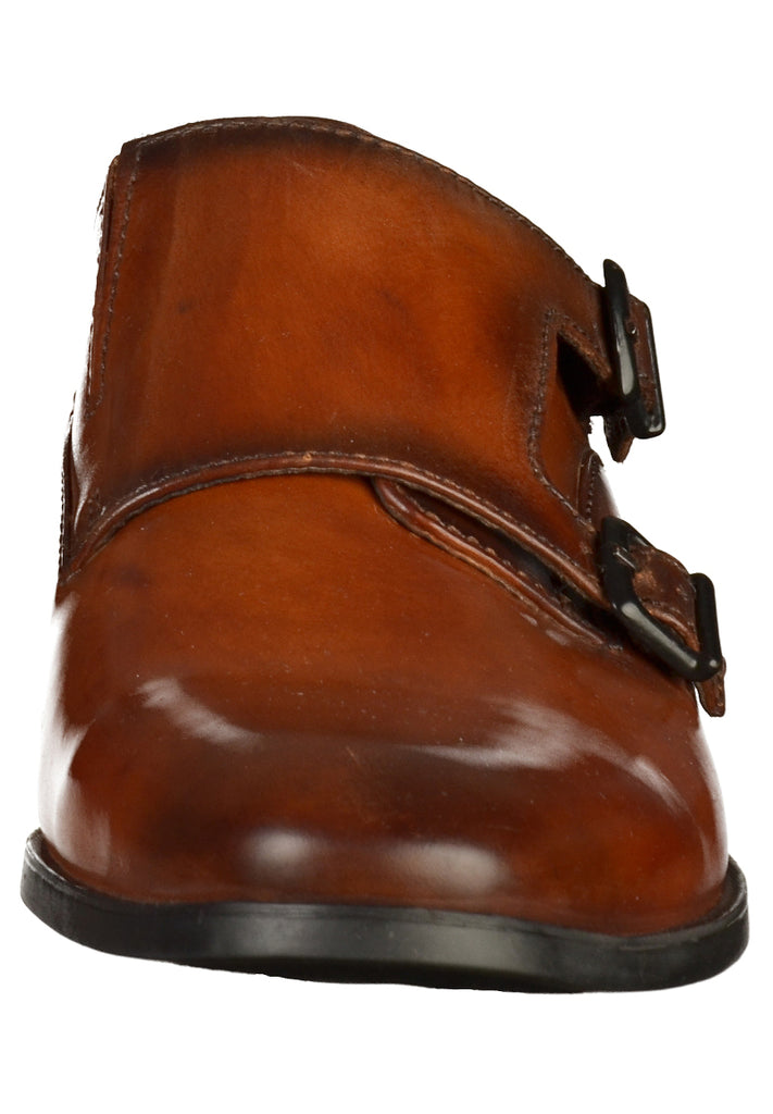 Bugatti Businessschuhe Glattleder Cognac - surf4shoes