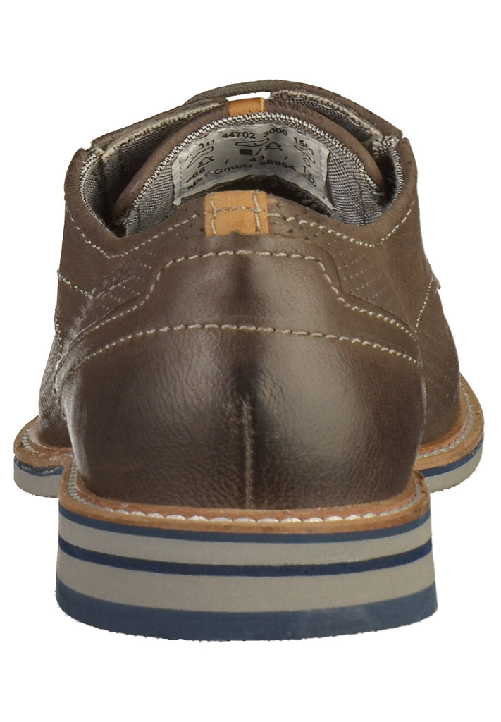 Bugatti Businessschuhe Leder Grau - surf4shoes