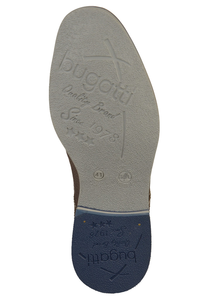 Bugatti Businessschuhe Leder Grau - surf4shoes
