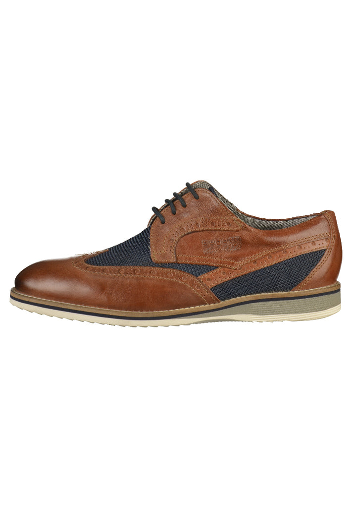 BUGATTI Halbschuhe Glattleder Dunkelbraun - surf4shoes