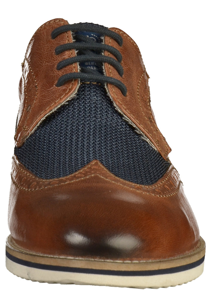 BUGATTI Halbschuhe Glattleder Dunkelbraun - surf4shoes