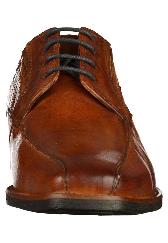 Bugatti Businessschuhe Glattleder Cognac - surf4shoes