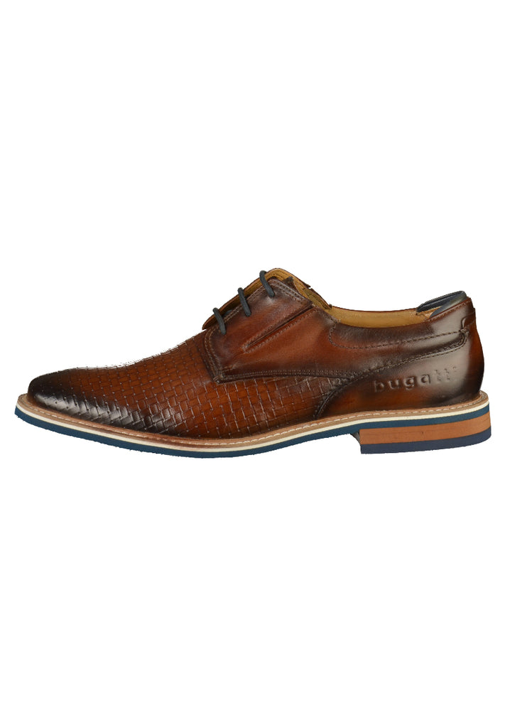 Bugatti Halbschuhe Leder Cognac - surf4shoes